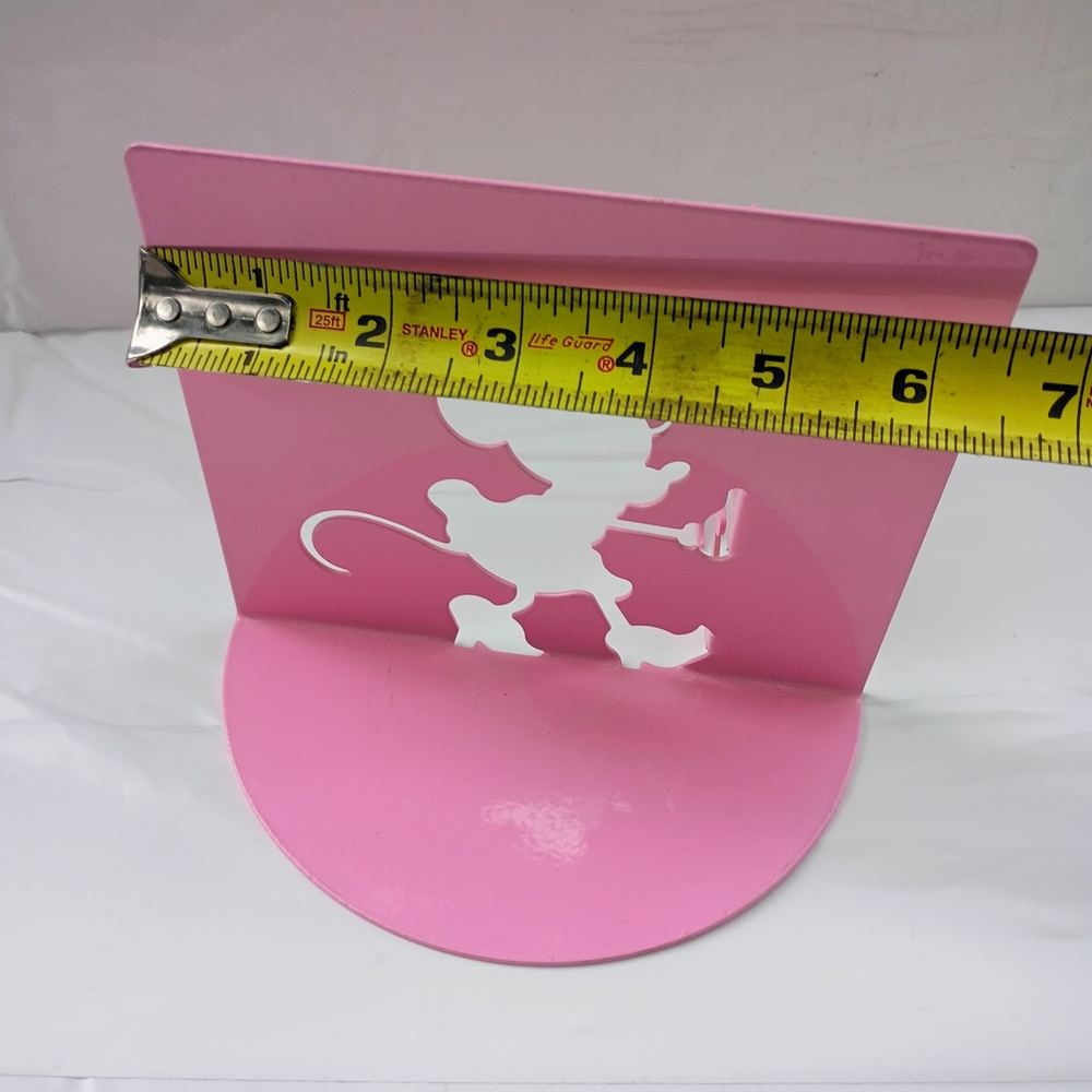 Pink Mouse Silhouette Bookends - Picture 6 of 7